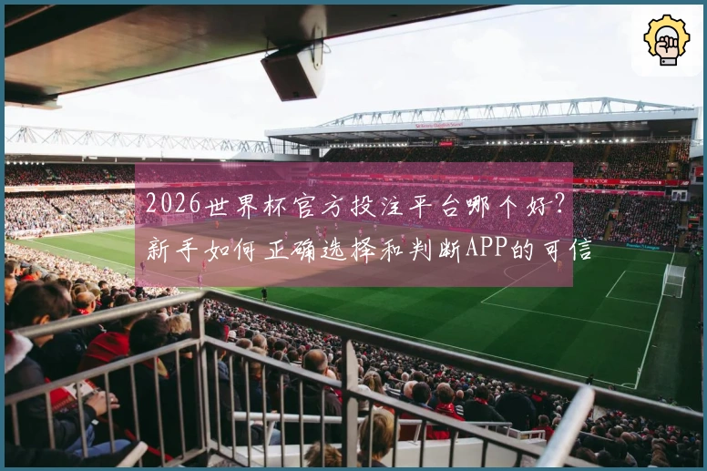 2026世界杯官方投注平台哪个好？新手如何正确选择和判断APP的可信度