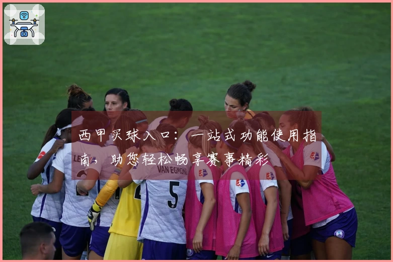 西甲买球入口：一站式功能使用指南，助您轻松畅享赛事精彩
