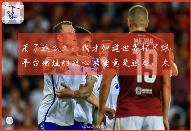 用了这么久，我才知道世界杯买球平台地址的核心功能竟是这些，太便捷了